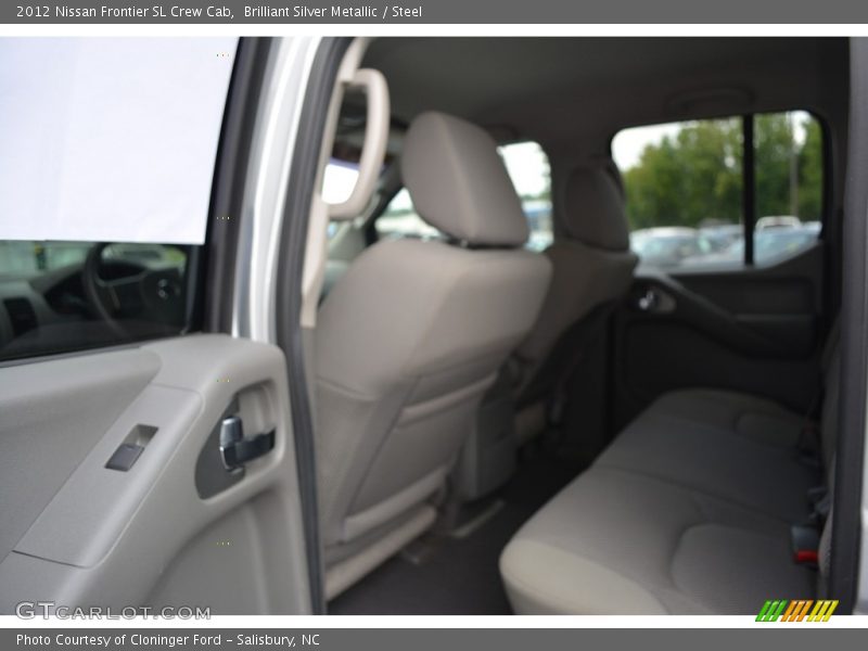 Brilliant Silver Metallic / Steel 2012 Nissan Frontier SL Crew Cab