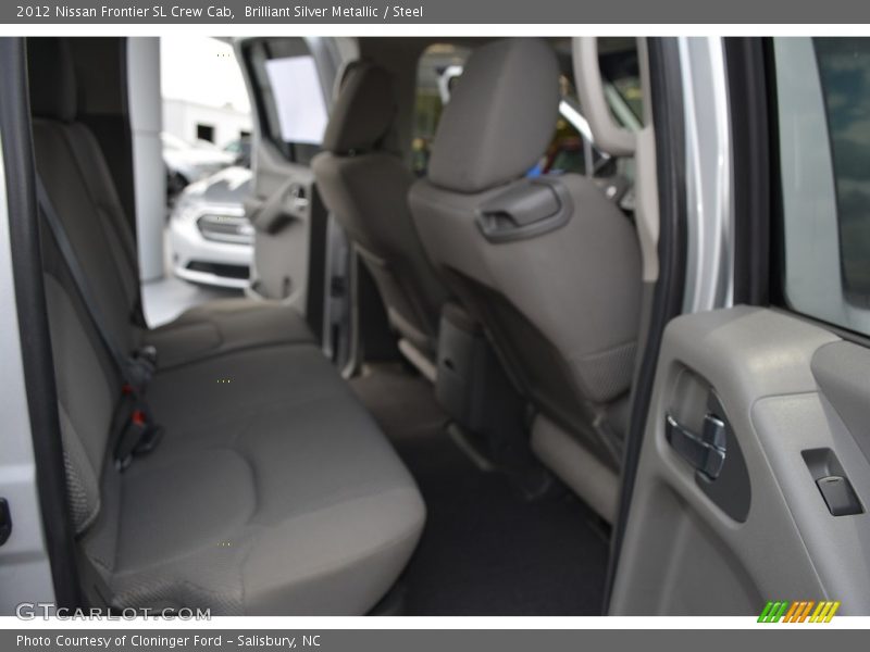 Brilliant Silver Metallic / Steel 2012 Nissan Frontier SL Crew Cab