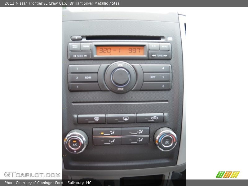 Brilliant Silver Metallic / Steel 2012 Nissan Frontier SL Crew Cab