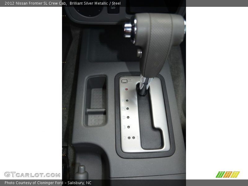 Brilliant Silver Metallic / Steel 2012 Nissan Frontier SL Crew Cab