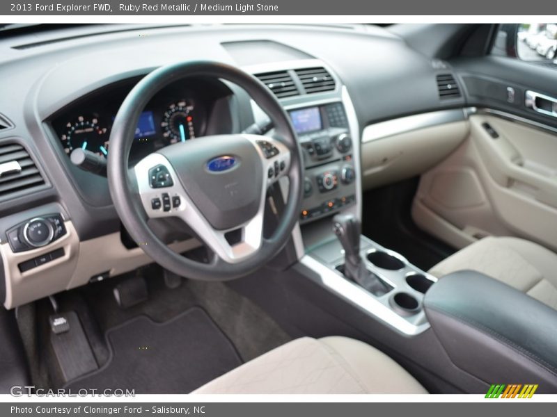 Ruby Red Metallic / Medium Light Stone 2013 Ford Explorer FWD