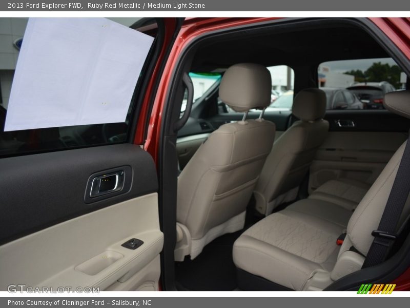 Ruby Red Metallic / Medium Light Stone 2013 Ford Explorer FWD