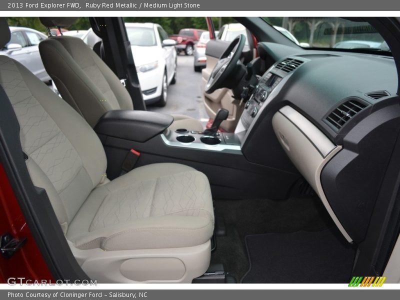 Ruby Red Metallic / Medium Light Stone 2013 Ford Explorer FWD