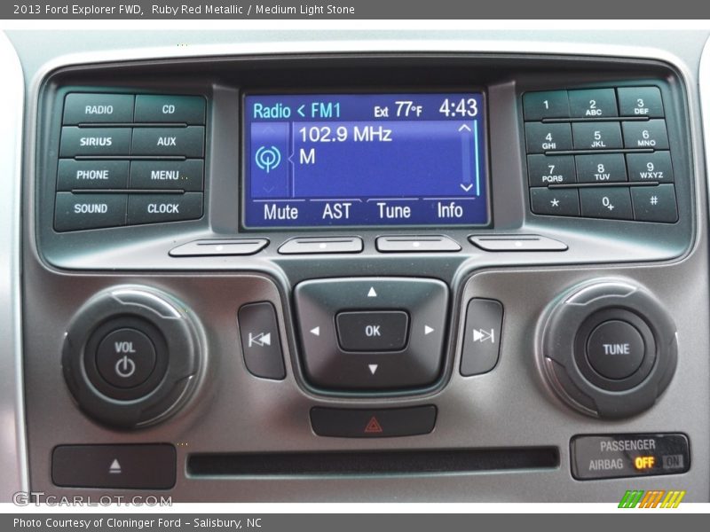 Ruby Red Metallic / Medium Light Stone 2013 Ford Explorer FWD