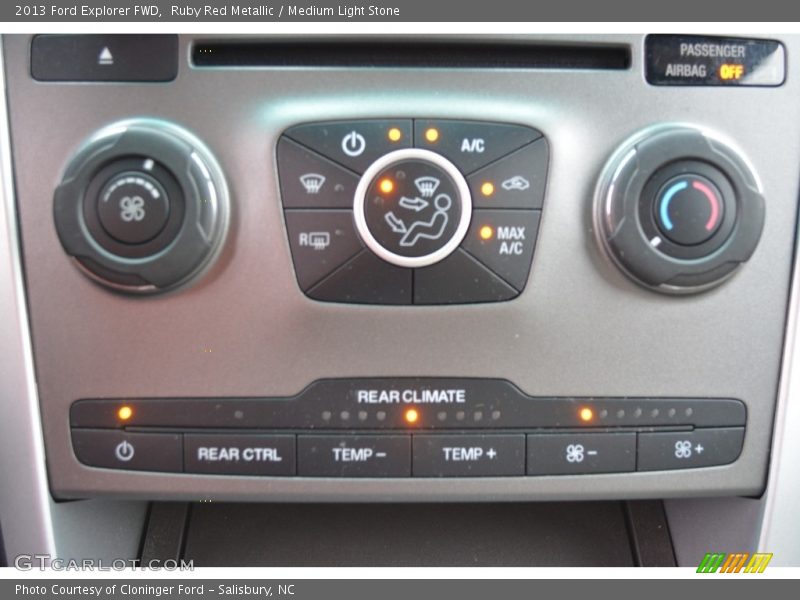 Ruby Red Metallic / Medium Light Stone 2013 Ford Explorer FWD