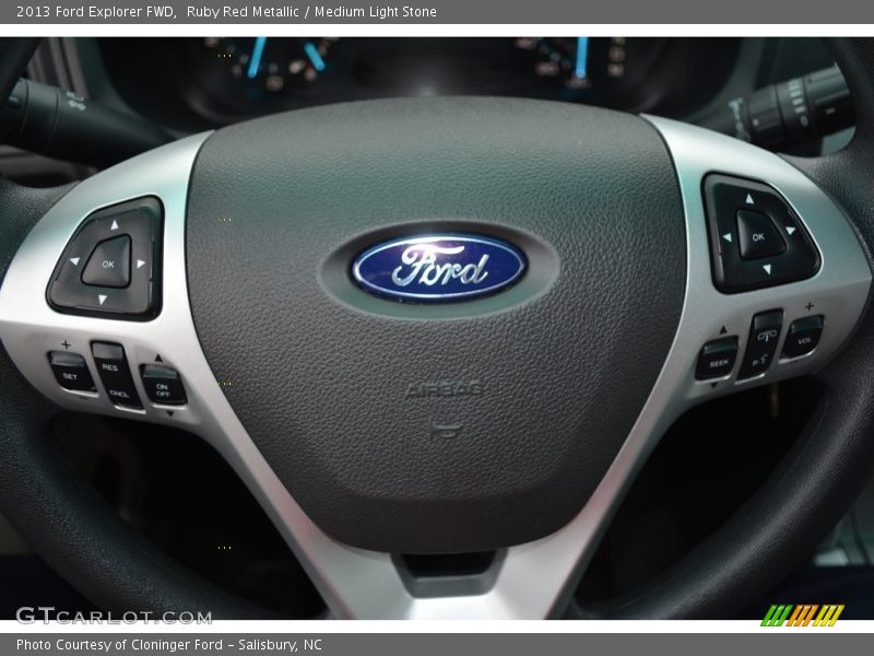 Ruby Red Metallic / Medium Light Stone 2013 Ford Explorer FWD