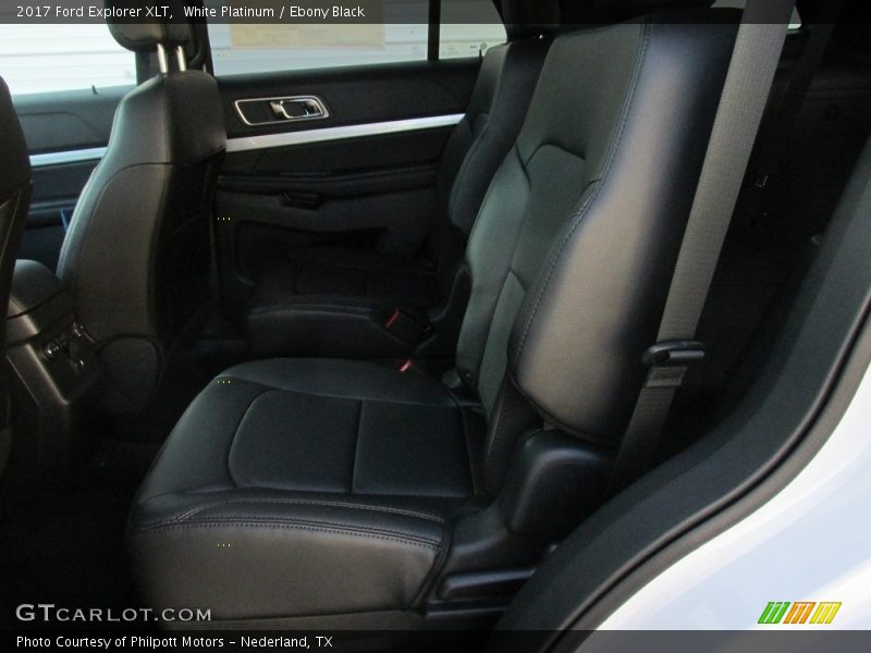 White Platinum / Ebony Black 2017 Ford Explorer XLT