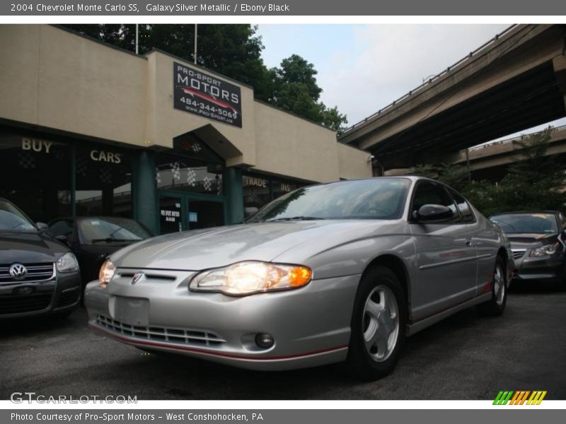 Galaxy Silver Metallic / Ebony Black 2004 Chevrolet Monte Carlo SS