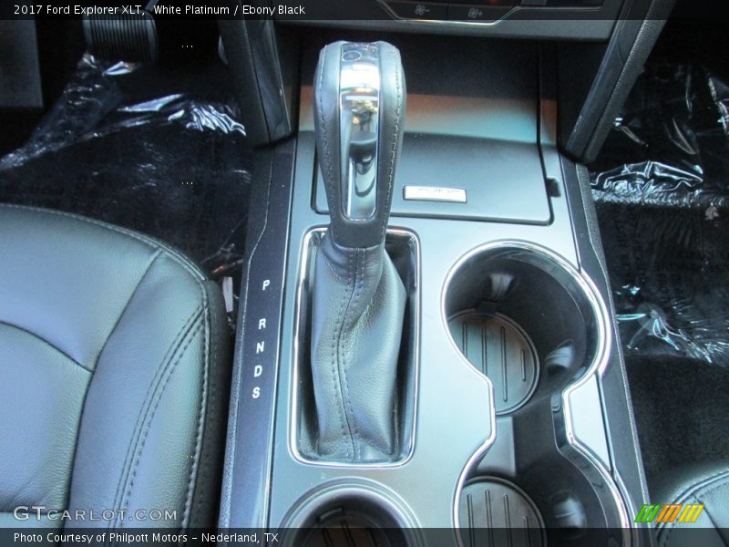 White Platinum / Ebony Black 2017 Ford Explorer XLT