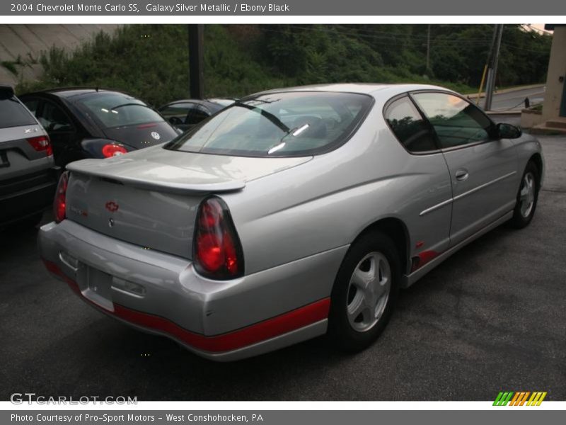 Galaxy Silver Metallic / Ebony Black 2004 Chevrolet Monte Carlo SS