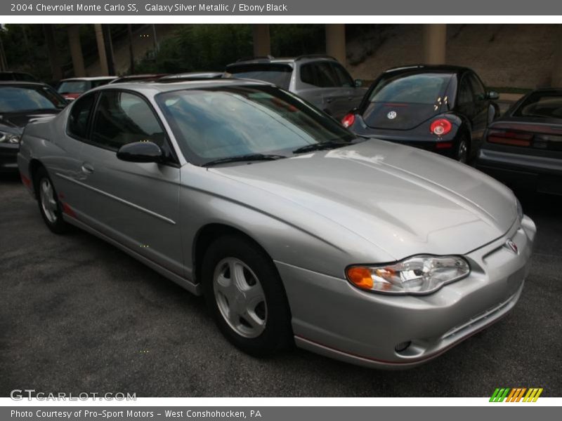 Galaxy Silver Metallic / Ebony Black 2004 Chevrolet Monte Carlo SS