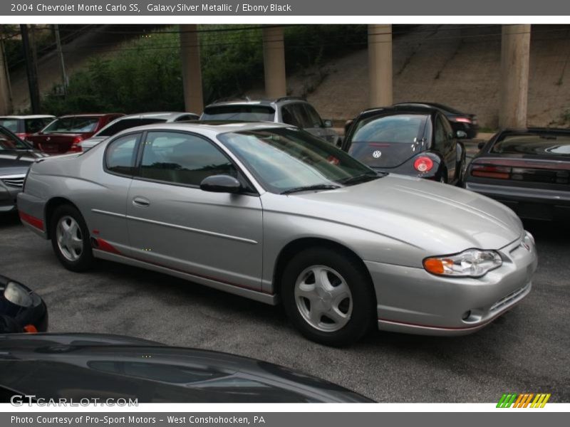 Galaxy Silver Metallic / Ebony Black 2004 Chevrolet Monte Carlo SS