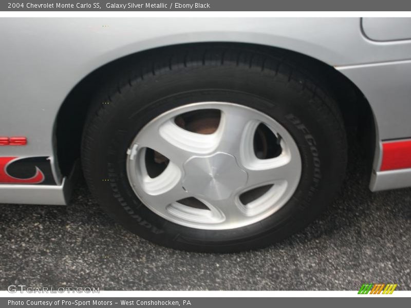 Galaxy Silver Metallic / Ebony Black 2004 Chevrolet Monte Carlo SS