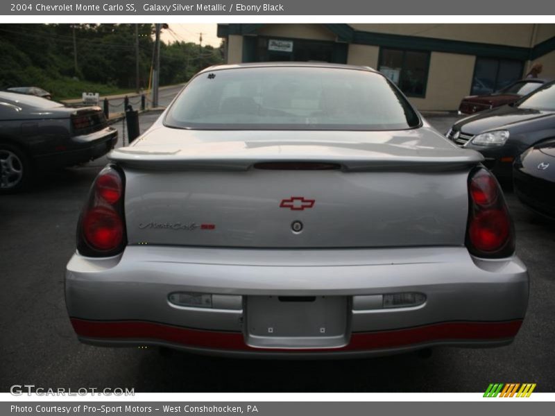 Galaxy Silver Metallic / Ebony Black 2004 Chevrolet Monte Carlo SS