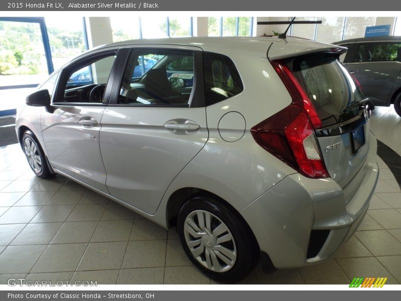 Alabaster Silver Metallic / Black 2015 Honda Fit LX