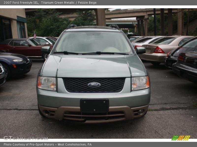 Titanium Green Metallic / Pebble Beige 2007 Ford Freestyle SEL