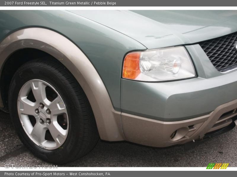 Titanium Green Metallic / Pebble Beige 2007 Ford Freestyle SEL
