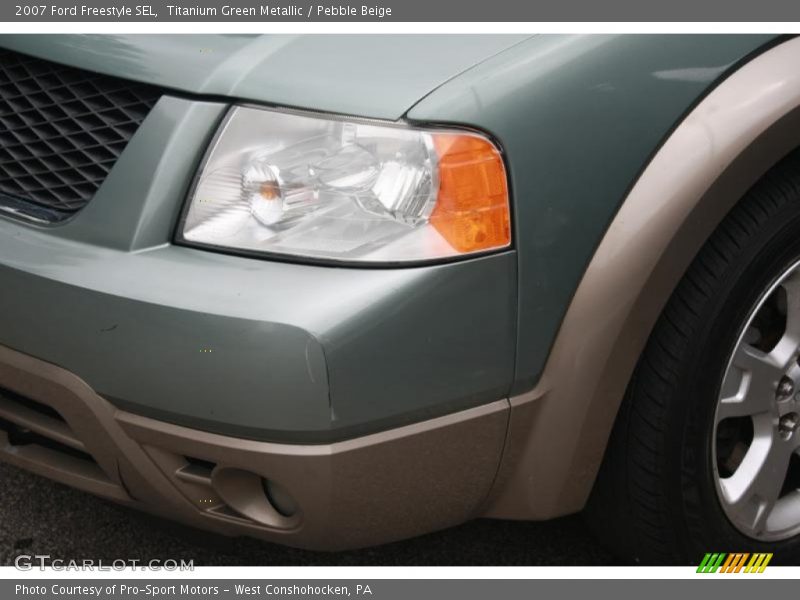 Titanium Green Metallic / Pebble Beige 2007 Ford Freestyle SEL
