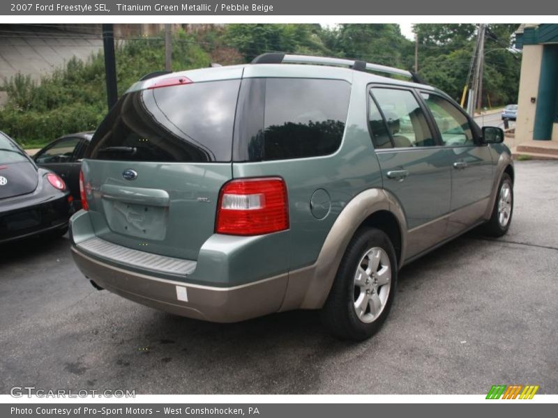 Titanium Green Metallic / Pebble Beige 2007 Ford Freestyle SEL