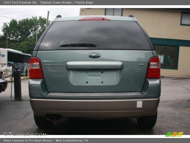 Titanium Green Metallic / Pebble Beige 2007 Ford Freestyle SEL