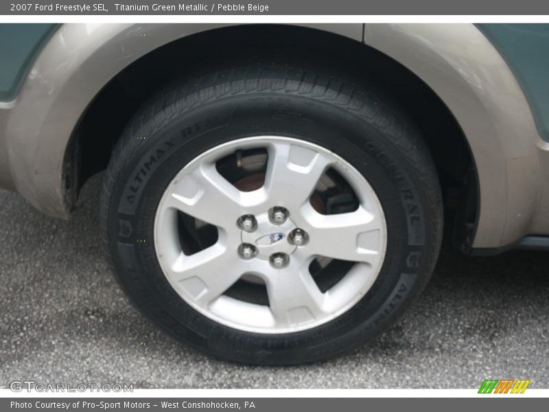 Titanium Green Metallic / Pebble Beige 2007 Ford Freestyle SEL