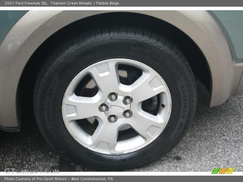 Titanium Green Metallic / Pebble Beige 2007 Ford Freestyle SEL