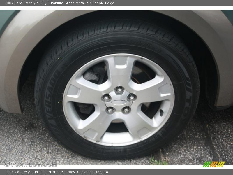Titanium Green Metallic / Pebble Beige 2007 Ford Freestyle SEL