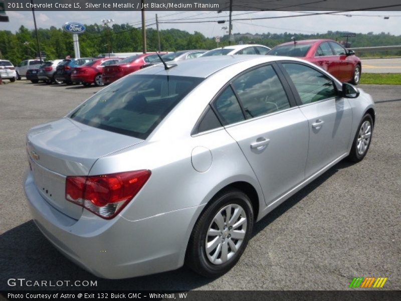 Silver Ice Metallic / Jet Black/Medium Titanium 2011 Chevrolet Cruze LS