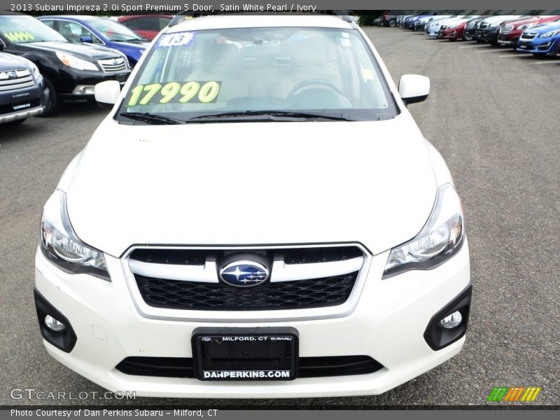 Satin White Pearl / Ivory 2013 Subaru Impreza 2.0i Sport Premium 5 Door