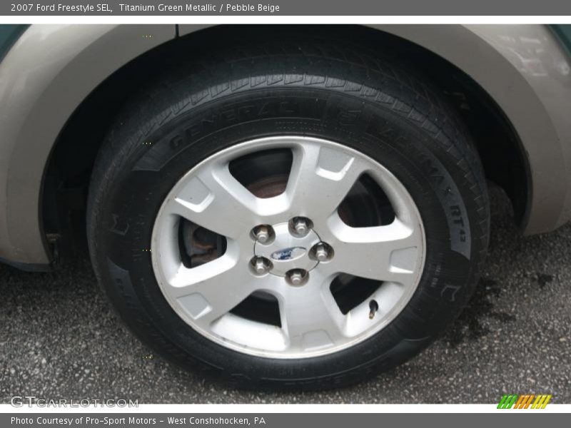 Titanium Green Metallic / Pebble Beige 2007 Ford Freestyle SEL