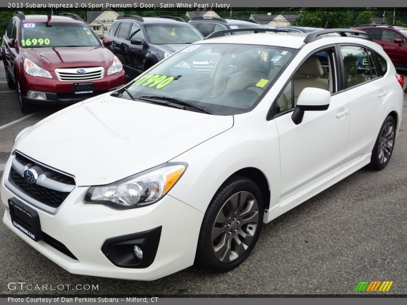 Satin White Pearl / Ivory 2013 Subaru Impreza 2.0i Sport Premium 5 Door