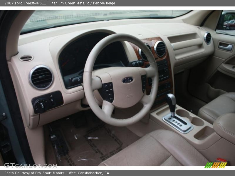 Titanium Green Metallic / Pebble Beige 2007 Ford Freestyle SEL