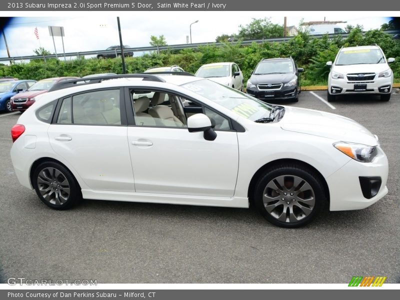 Satin White Pearl / Ivory 2013 Subaru Impreza 2.0i Sport Premium 5 Door