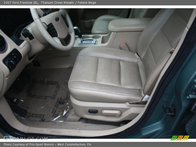 Titanium Green Metallic / Pebble Beige 2007 Ford Freestyle SEL