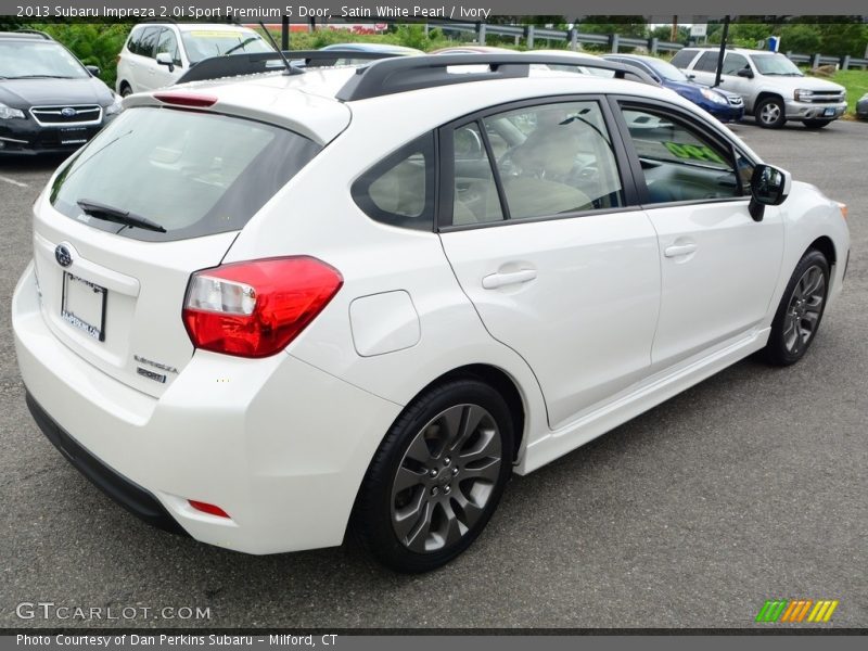 Satin White Pearl / Ivory 2013 Subaru Impreza 2.0i Sport Premium 5 Door
