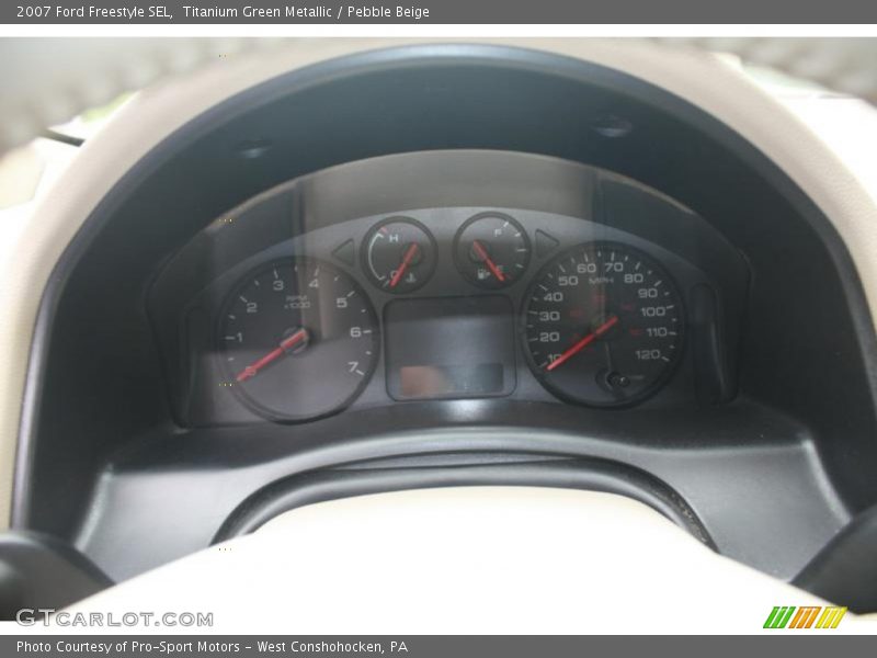Titanium Green Metallic / Pebble Beige 2007 Ford Freestyle SEL