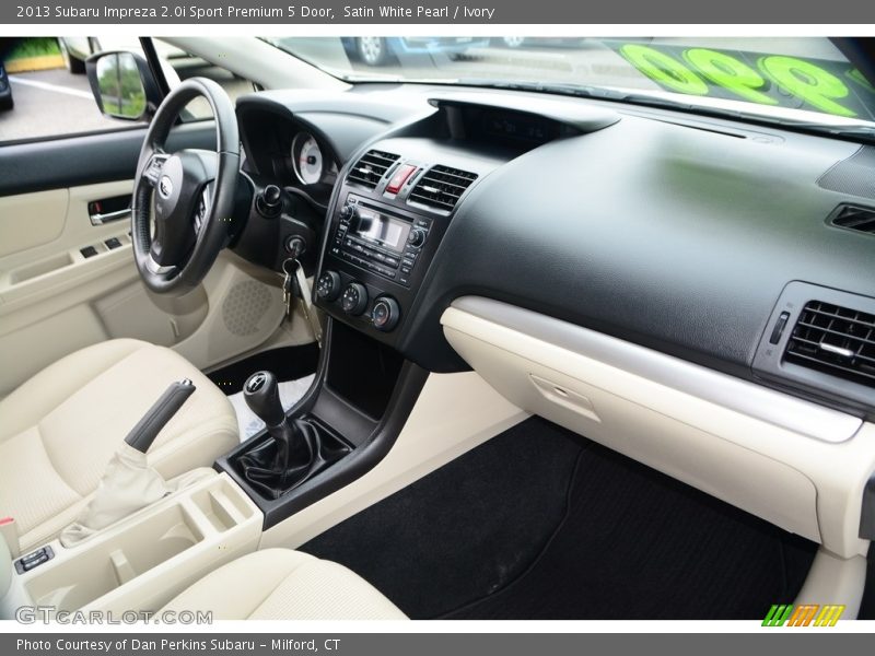 Satin White Pearl / Ivory 2013 Subaru Impreza 2.0i Sport Premium 5 Door