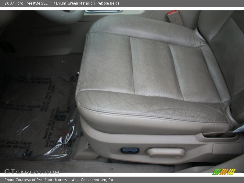 Titanium Green Metallic / Pebble Beige 2007 Ford Freestyle SEL