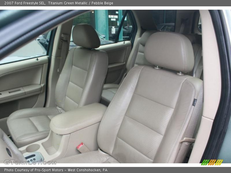 Titanium Green Metallic / Pebble Beige 2007 Ford Freestyle SEL