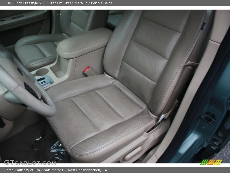 Titanium Green Metallic / Pebble Beige 2007 Ford Freestyle SEL
