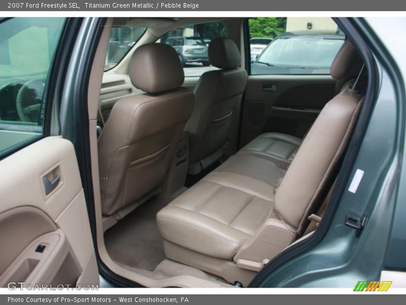 Titanium Green Metallic / Pebble Beige 2007 Ford Freestyle SEL