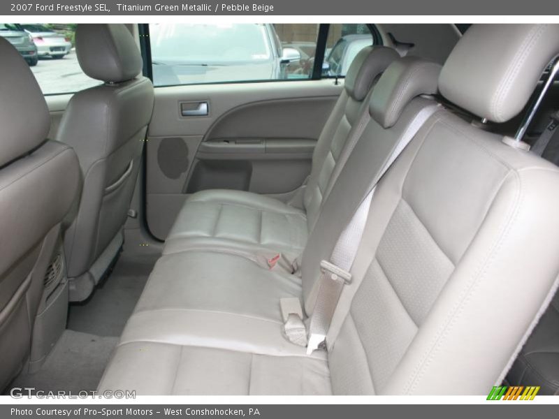 Titanium Green Metallic / Pebble Beige 2007 Ford Freestyle SEL