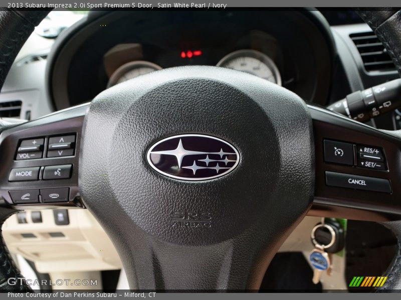 Satin White Pearl / Ivory 2013 Subaru Impreza 2.0i Sport Premium 5 Door