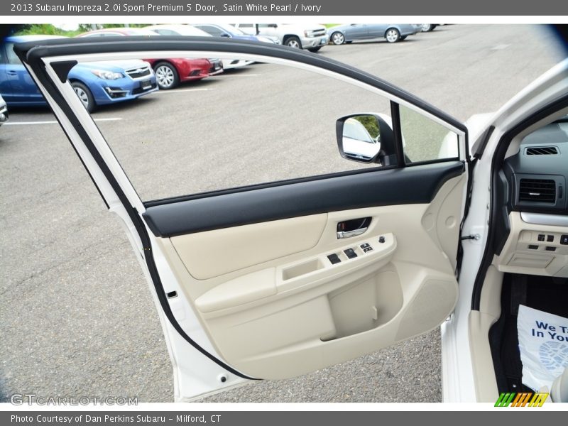 Satin White Pearl / Ivory 2013 Subaru Impreza 2.0i Sport Premium 5 Door