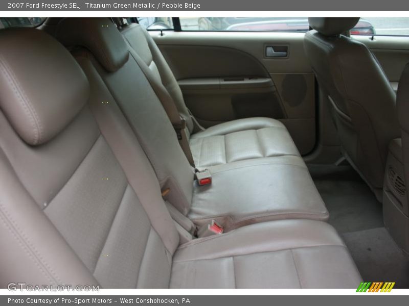 Titanium Green Metallic / Pebble Beige 2007 Ford Freestyle SEL