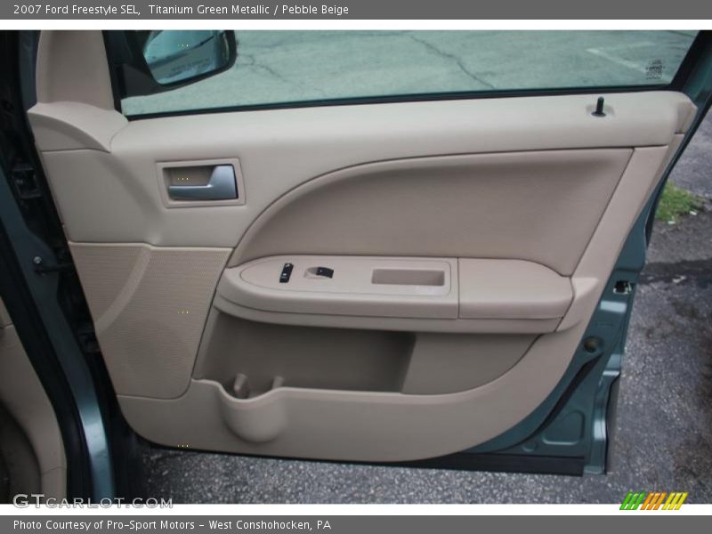 Titanium Green Metallic / Pebble Beige 2007 Ford Freestyle SEL