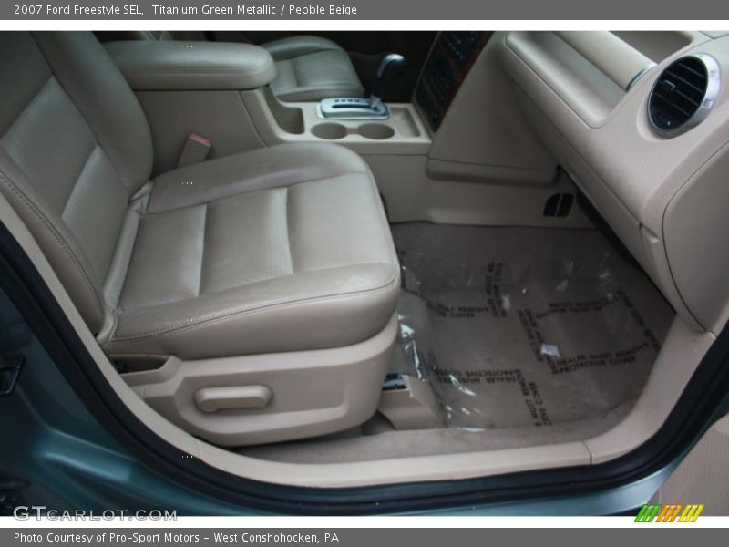 Titanium Green Metallic / Pebble Beige 2007 Ford Freestyle SEL