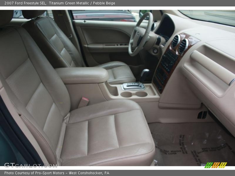 Titanium Green Metallic / Pebble Beige 2007 Ford Freestyle SEL