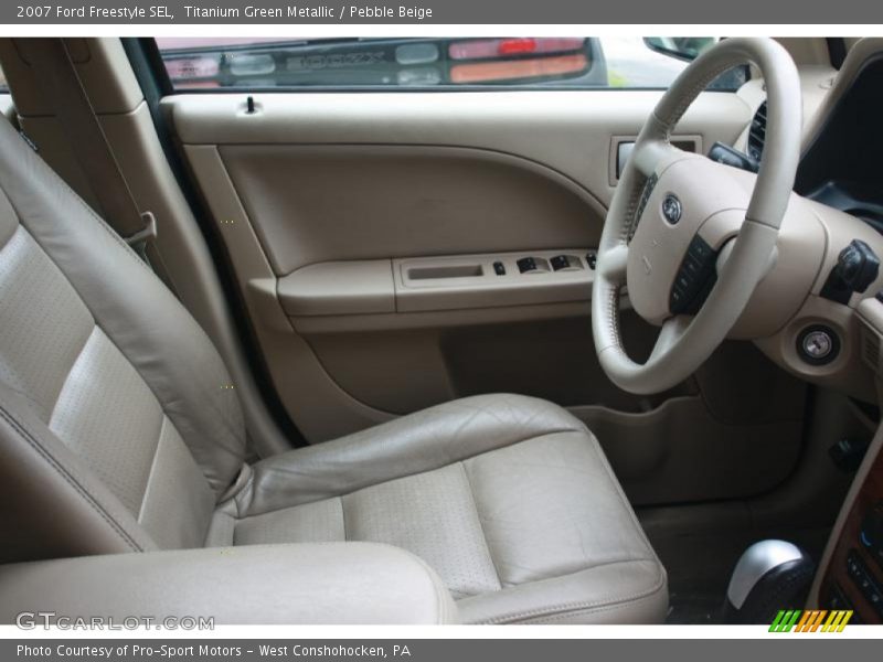 Titanium Green Metallic / Pebble Beige 2007 Ford Freestyle SEL