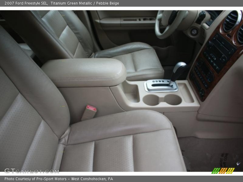 Titanium Green Metallic / Pebble Beige 2007 Ford Freestyle SEL